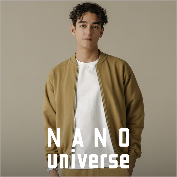 ナイロンジップアップシャツブルゾン（ブルゾン）｜nano・universe