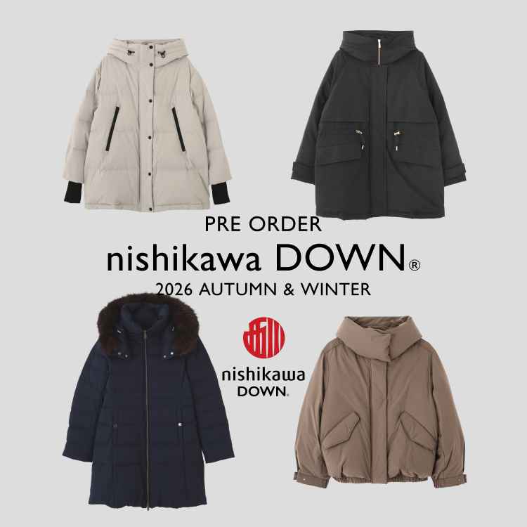NANO universe�i�i�m���j�o�[�X�j�̃V���b�v�j���[�X�unishikawa DOWN(R) 2026 AUTUMN&WINTER�v