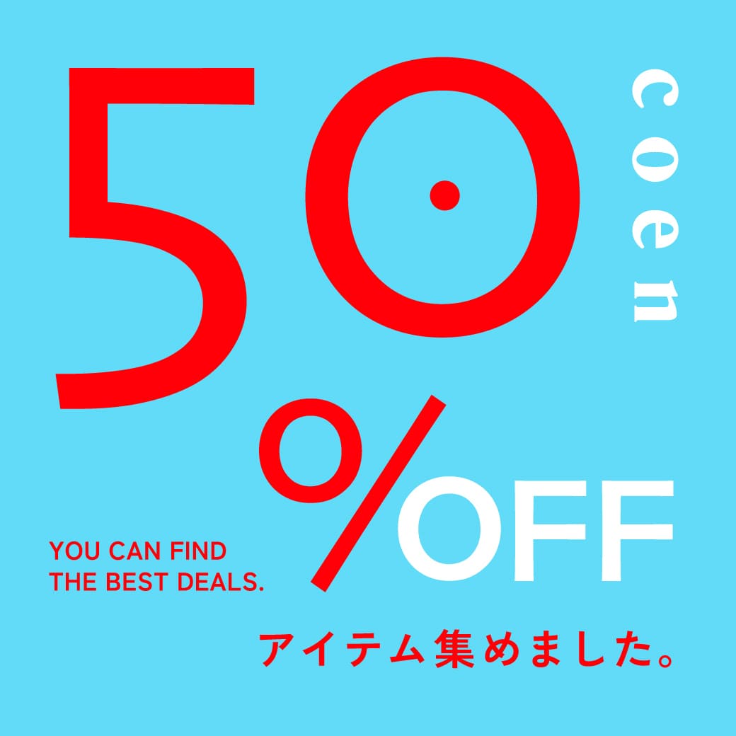 coen�i�R�[�G���j�̃V���b�v�j���[�X�u�yMENS�z50%OFF�I�����Y�̂����Z�[���A�C�e����W�� �v