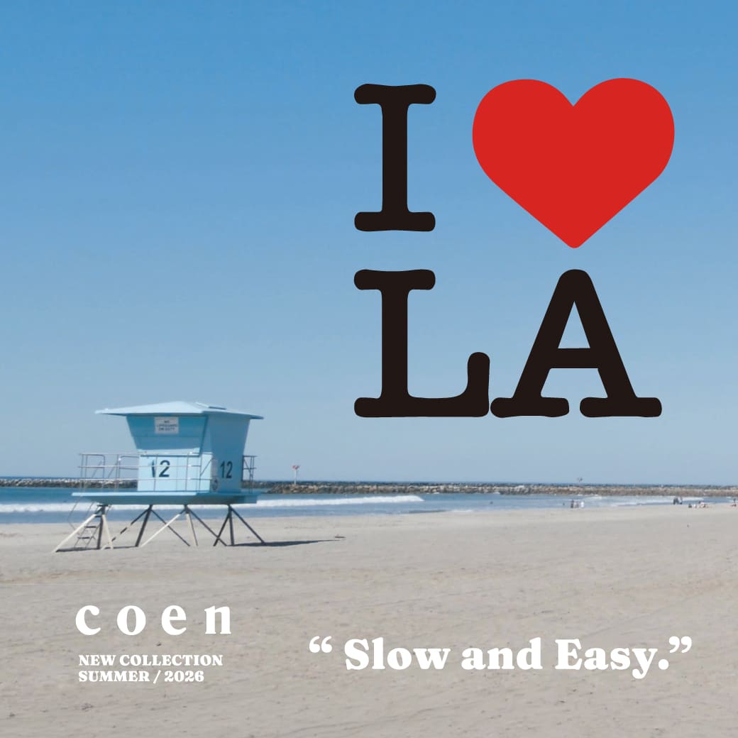 coen�i�R�[�G���j�̃V���b�v�j���[�X�u�yWOMENS�z�wI LOVE LA�x�R���N�V�������o��v