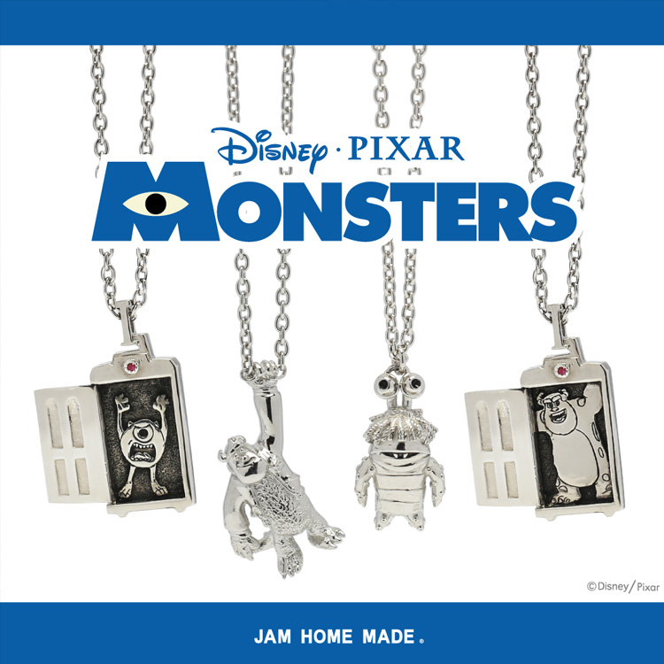 ディズニー モンスターズユニバーシティー マイク ネックレス シルバー