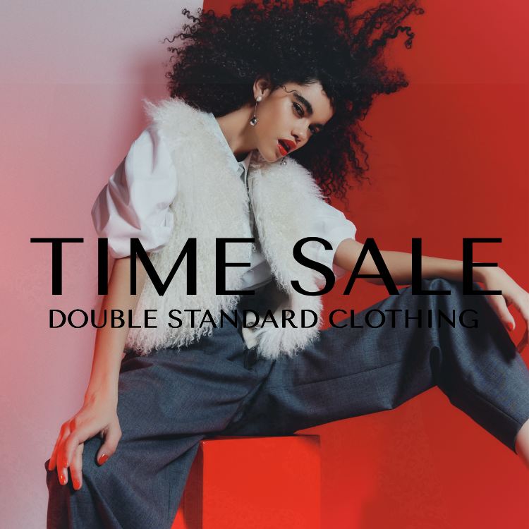 DOUBLE STANDARD CLOTHINGi_u X^_[h N[WOj̃Vbvj[XuyTIME SALEzZOZOTOWNԌŃZ[iOFFvCXIIv