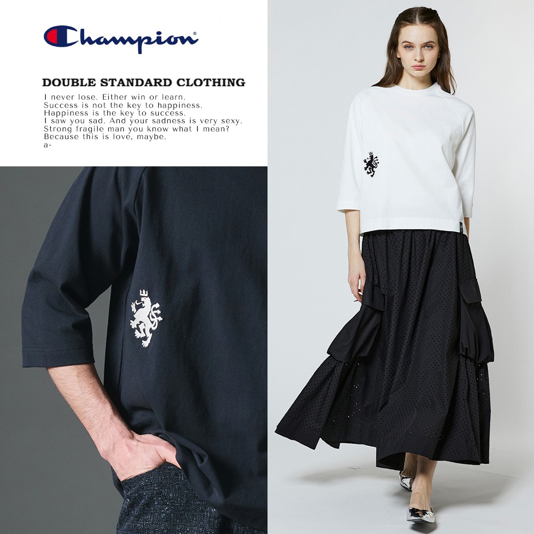 DOUBLE STANDARD CLOTHING�i�_�u�� �X�^���_�[�h �N���[�W���O�j�̃V���b�v�j���[�X�uChampion for DOUBLE STANDARD CLOTHING �v