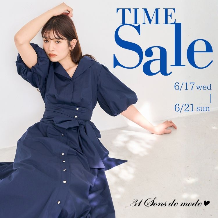 セール】2026春夏新作 パフスリーブシャツワンピース（ワンピース
