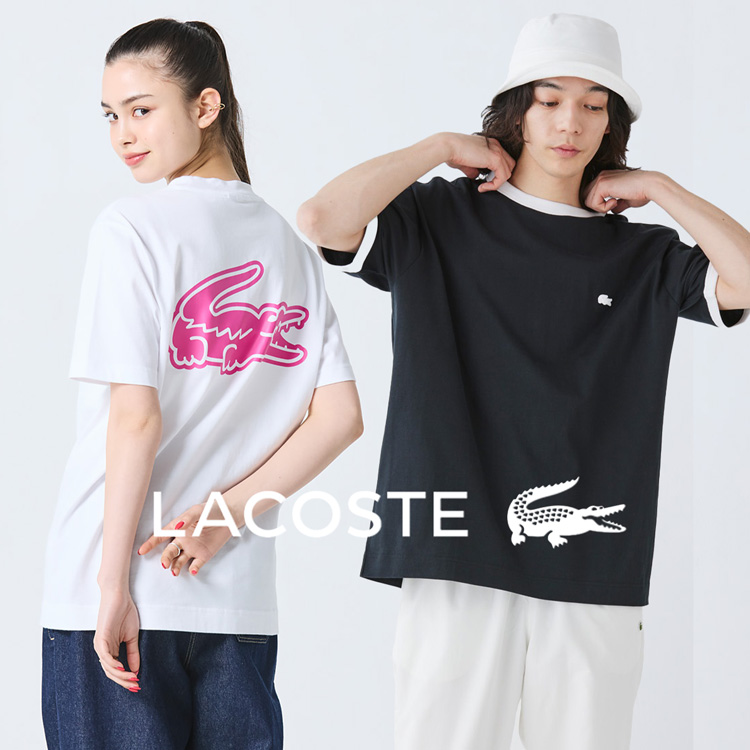 LACOSTE�i���R�X�e�j�̃V���b�v�j���[�X�u�sLACOSTE RECOMMEND ITME�t������Ă���l�C��WEB����T�V���c�v
