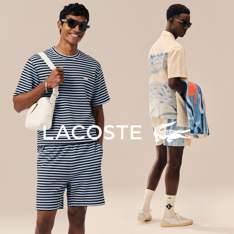 LACOSTE�i���R�X�e�j�̃V���b�v�j���[�X�u�sLACOSTE NEW ARRIVAL�t�Ă炵���{�[�_�[T��r�b�O���j�v�����g�����͓I�ȃA�C�e�����o��I�v