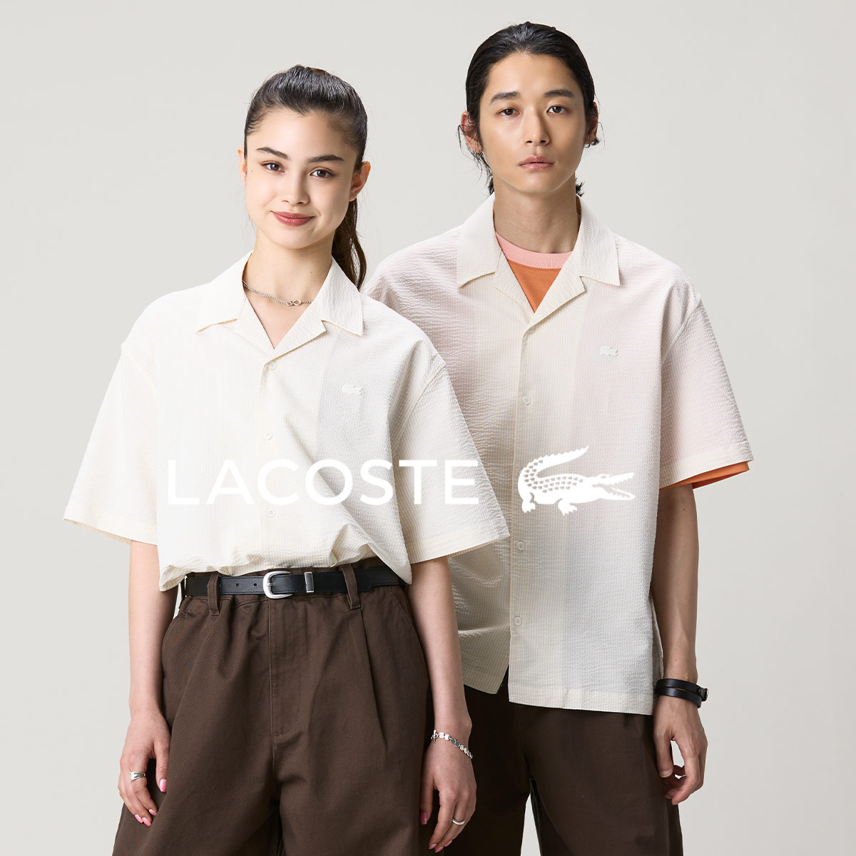 LACOSTE�i���R�X�e�j�̃V���b�v�j���[�X�u�sLACOSTE NEW ARRIVAL�t�ĂɊ��􂷂�H�D�肪�o��v