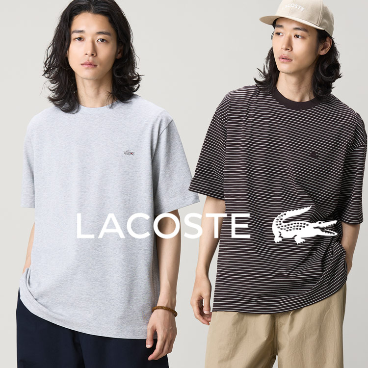コットン100% ピケ ポロシャツ（半袖）（ポロシャツ）｜LACOSTE