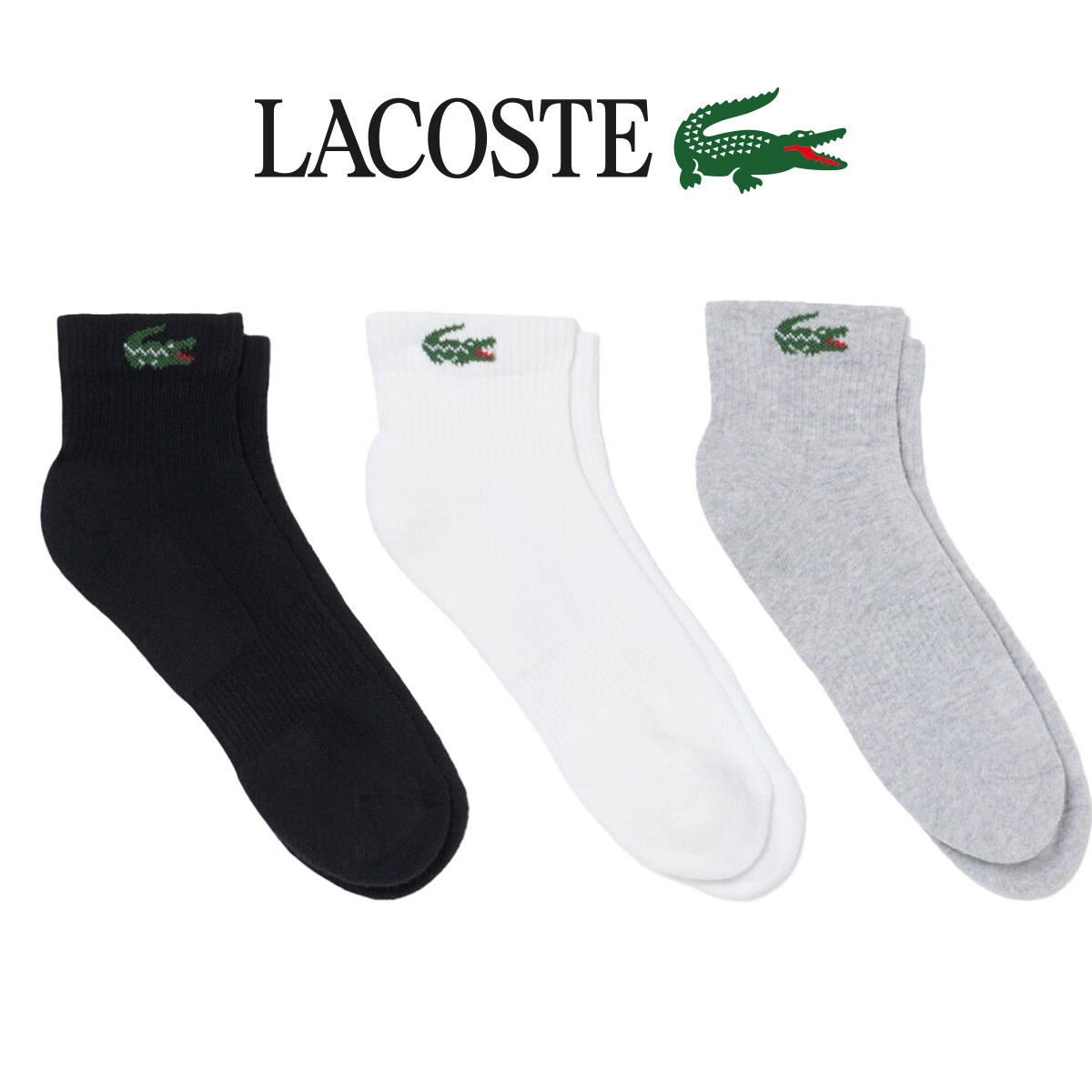 LACOSTE�i���R�X�e�j�̃V���b�v�j���[�X�u�sLACOSTE NEW ARRIVAL�t�R�X�p���Q��3P�\�b�N�X�������I�v