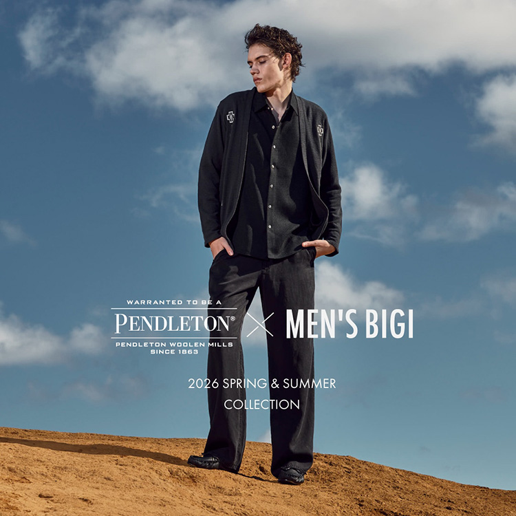 MEN'S BIGI�i�����Y�r�M�j�̃V���b�v�j���[�X�uPENDLETON × MEN'S BIGI �ʒ� ���̎q�h�J�J�[�f�B�K���o��v