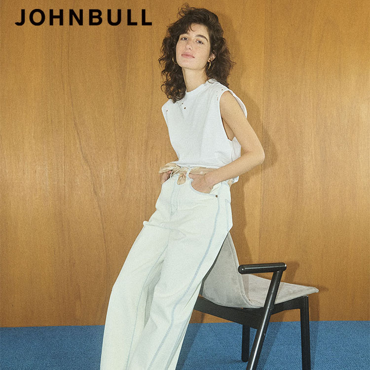 ☆新品☆JOHNBULL ライトデニムビブレスワークパンツ　オンライン完売品 ライトデニムビブレスワークパンツ（デニムパンツ）｜Johnbull