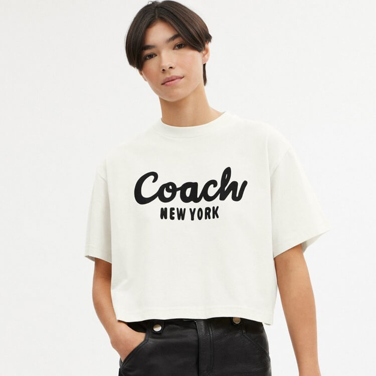 シグネチャー リンガー Tシャツ（Tシャツ/カットソー）｜COACH