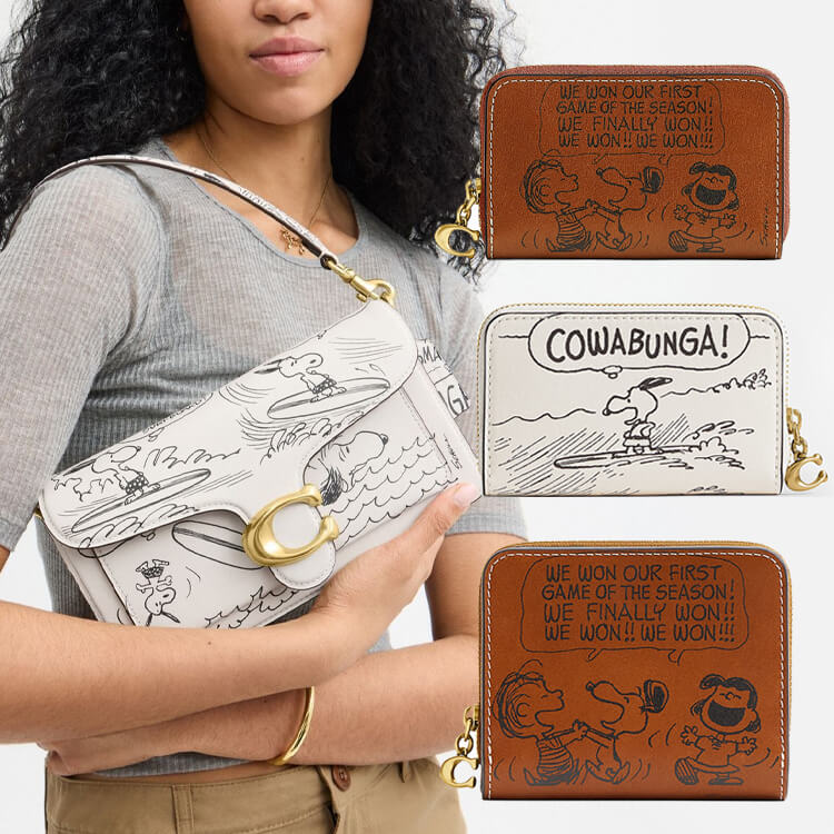 COACH X PEANUTS】カーゴ バックパック・スヌーピー プリント