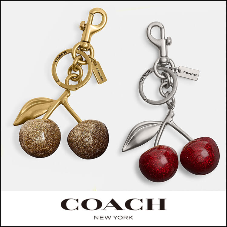kaye.mt.pluv　COACH チェリー型チャーム COACH チェリー型チャーム キーホルダー低 価格