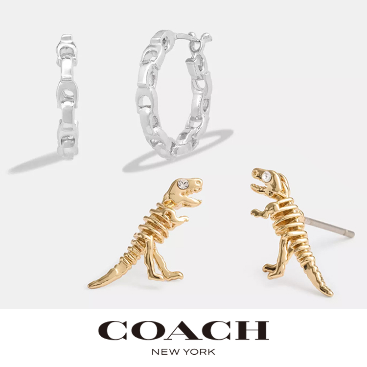 シグネチャー パヴェ ピアス（ピアス（両耳用））｜COACH