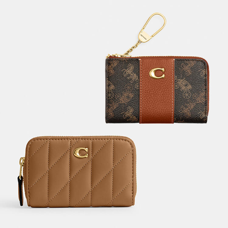 セール】エッセンシャル Lジップ キー ケース・シグネチャー