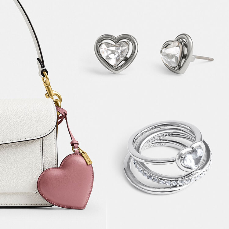 ハロー ハート ペンダント ネックレス（ネックレス）｜COACH（コーチ