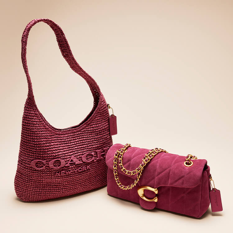 COACH コーチ スパンコール パーティーバッグ アクセサリーポーチ ピンク COACH｜コーチのトピックス「新色も◎ピンクカラー バッグ＆小物