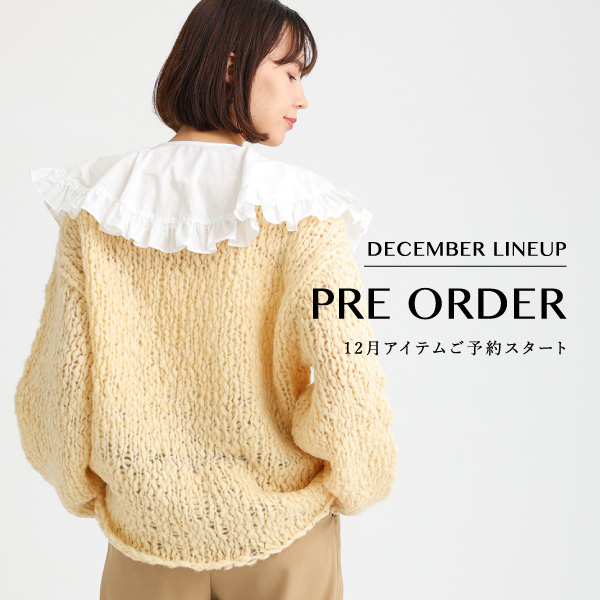 BABYLONE｜バビロンのトピックス「【PRE ORDER】DECEMBER LINEUP」 - ZOZOTOWN