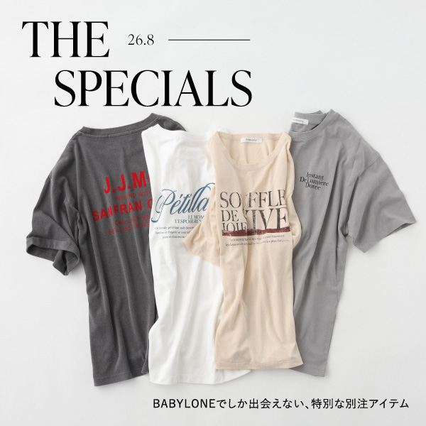 BABYLONE�i�o�r�����j�̃V���b�v�j���[�X�uTHE SPECIALS | BABYLONE�ł����o��Ȃ��A���ʂȕʒ��A�C�e���v