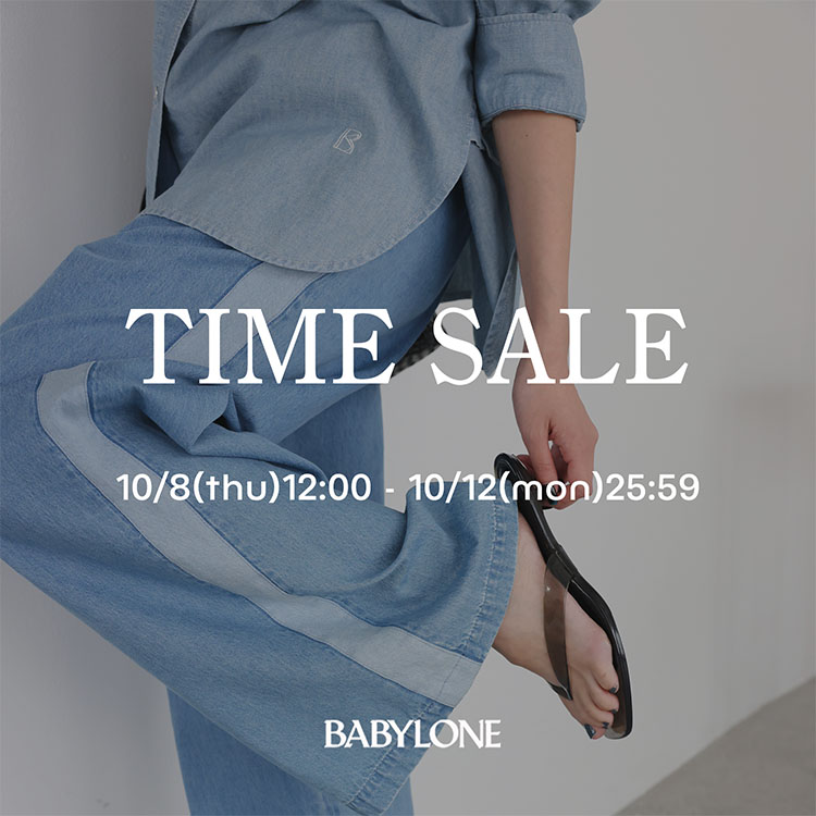 BABYLONE�i�o�r�����j�̃V���b�v�j���[�X�u�yBABYLONE�zTIME SALE 10/12(mon)25:59�܂ŁI�v