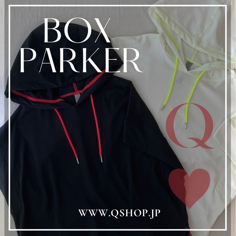 Q�i�L���[�j�̃V���b�v�j���[�X�uBOX�p�[�J�[�V�o��v