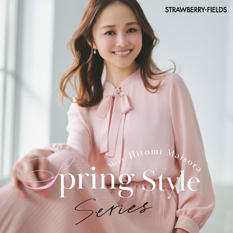 STRAWBERRY-FIELDS�i�X�g���x���[�t�B�[���Y�j�̃V���b�v�j���[�X�u�y����˃g�b�v���� ���󓵂��񒅗p�zSpring Style Series�v