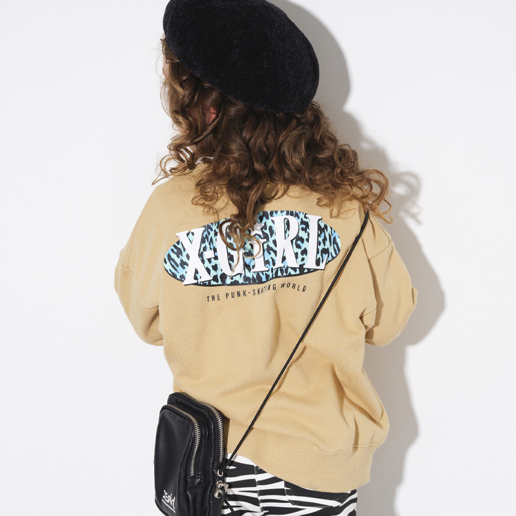 X Girl Stages エックスガール ステージスのトピックス X Girl Stages おでかけトレーナー Zozotown