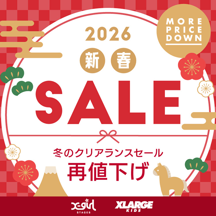 X-girl Stages�i�G�b�N�X�K�[�� �X�e�[�W�X�j�̃V���b�v�j���[�X�u��X-girl Stages XLARGR KIDS��ZOZOTOWN �����ȃZ�[���J�Ò��I!�v