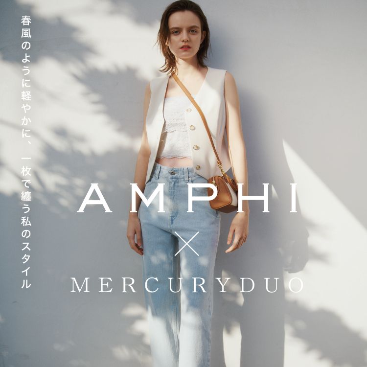 AMPHI�i�A���t�B�j�̃V���b�v�j���[�X�u�A�p�����u�����h�uMERCURYDUO�v�ƁuAMPHI�v���R���{���[�V�����I�v