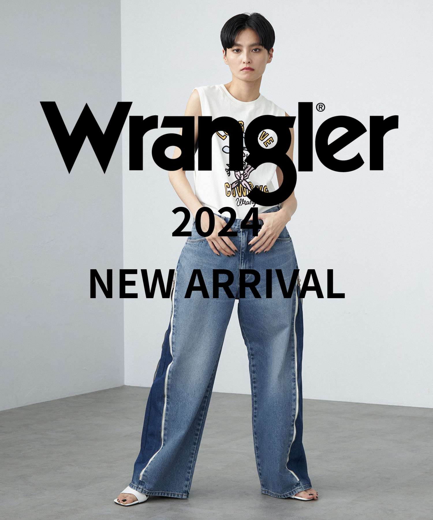 WRANGLER/ラングラー【11MWZ】ルーズストレートデニムパンツ（デニム