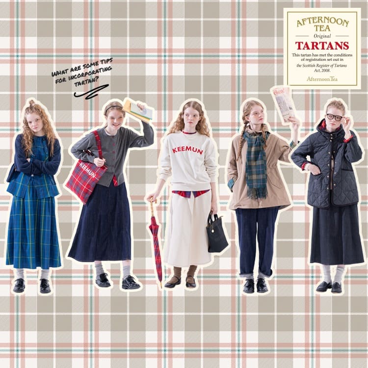 Afternoon Tea LIVINGiAt^k[eB[ErOj̃Vbvj[XuTartan Collection | Afternoon Tea Original |v
