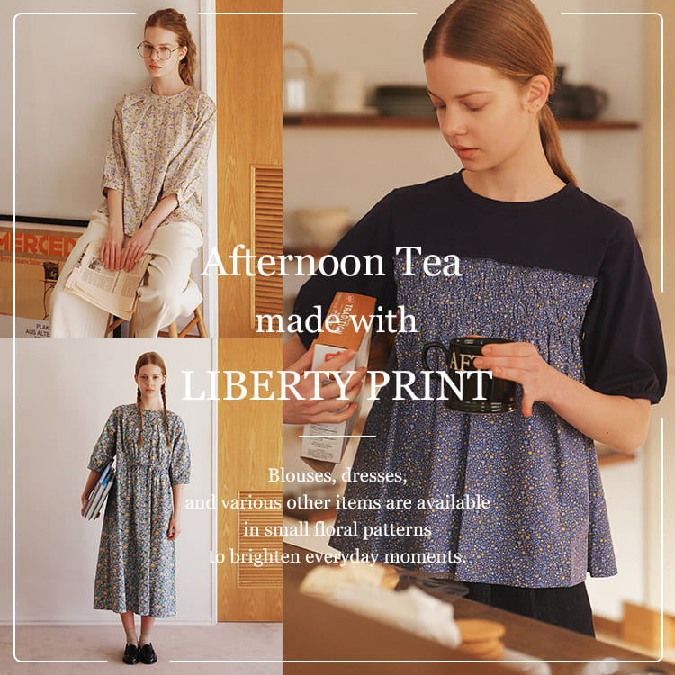 Afternoon Tea LIVING�i�A�t�^�k�[���e�B�[�E���r���O�j�̃V���b�v�j���[�X�uAfternoon Tea made with LIBERTY PRINT�v