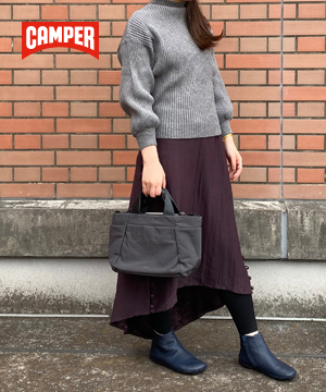 新品 Camper Right Nina カンペール ショートブーツ ブラウン | www