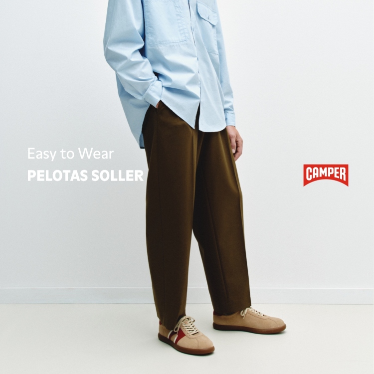 CAMPER�i�J���y�[���j�̃V���b�v�j���[�X�u���������郌�U�[�X�j�[�J�[�yPELOTAS SOLLER�z�v