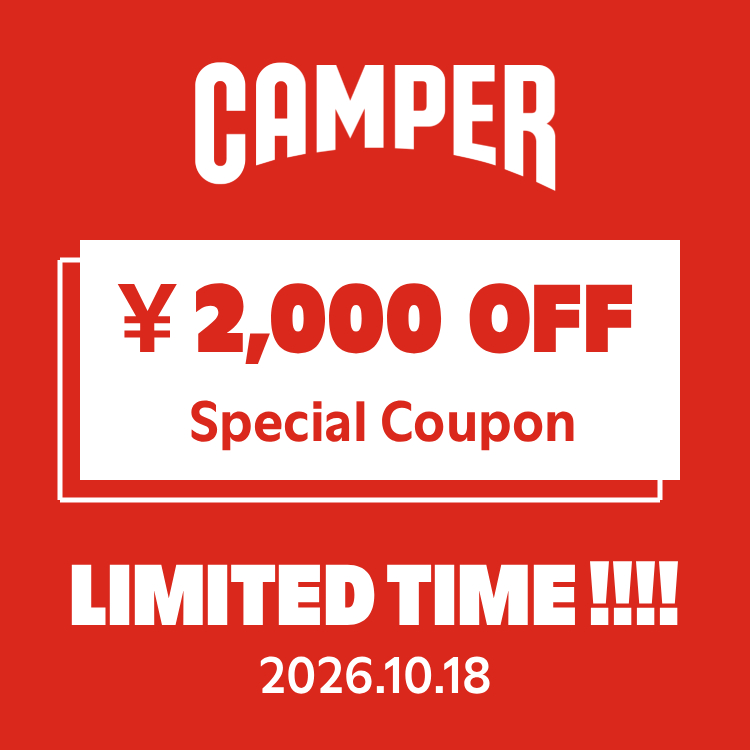 CAMPER�i�J���y�[���j�̃V���b�v�j���[�X�u�y�{������z2000�~OFF�N�[�|���z�z���I�v