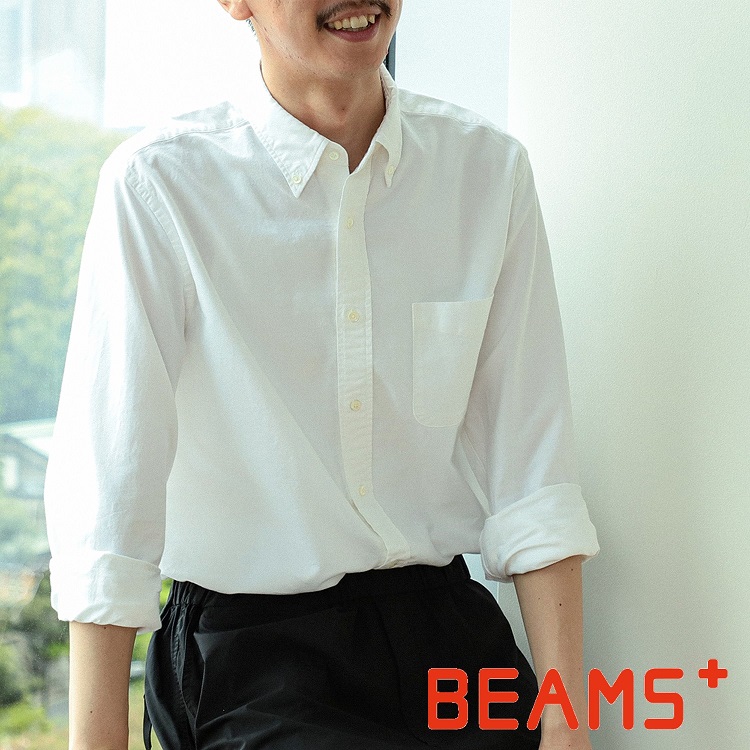 げられてい シャツ ブラウス BEAMS PLUS / ストレッチオックスフォード