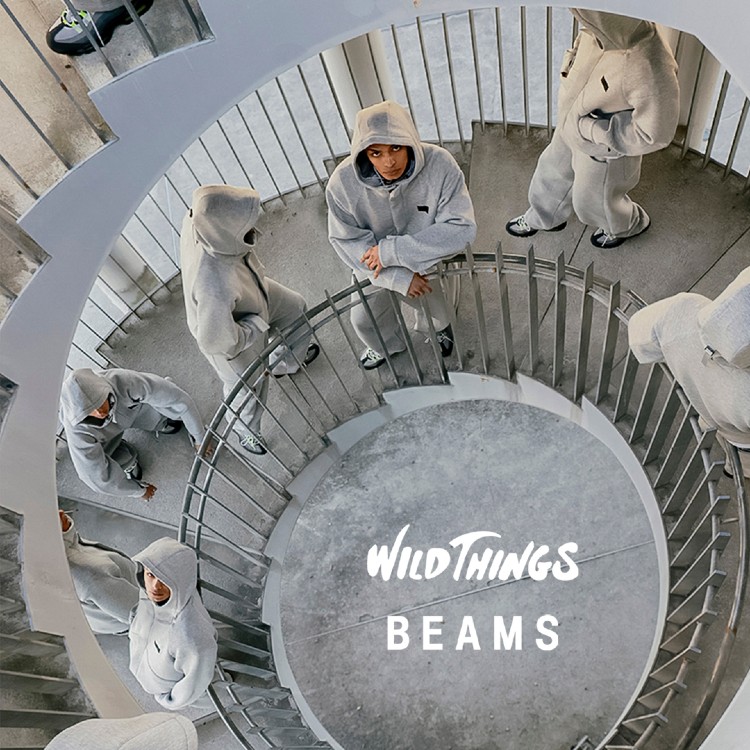 BEAMS MEN�i�r�[���X �����j�̃V���b�v�j���[�X�u�yWILD THINGS�z�u�f�i���W���P�b�g�v���_���{�[���j�b�g�f�ނŕʒ��B�v