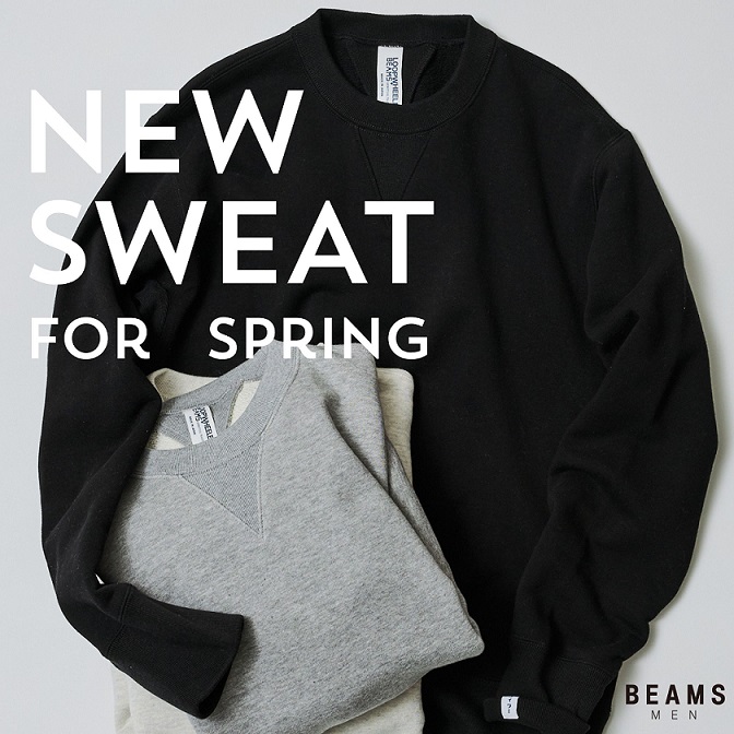 BEAMS MEN�i�r�[���X �����j�̃V���b�v�j���[�X�u�y�t�̃��t�ȃX�^�C�����O�Ɂz�V��SWEAT���ג��I�v