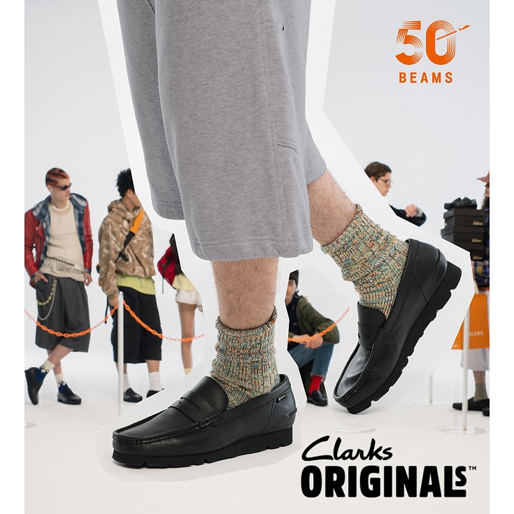 BEAMS MEN�i�r�[���X �����j�̃V���b�v�j���[�X�u�yBEAMS 50���N�z����wWallabee�x���ĉ��߂��āA���[�t�@�[�d�l�ւƏ��؁v
