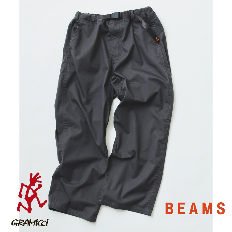 BEAMS MEN�i�r�[���X �����j�̃V���b�v�j���[�X�u�yGRAMICCI�z�u���ǁA��Ԑ����̂͂���������B�v��i�ȃc�C���f�ނŎd�グ���ʒ����C�h�p���c�B�v