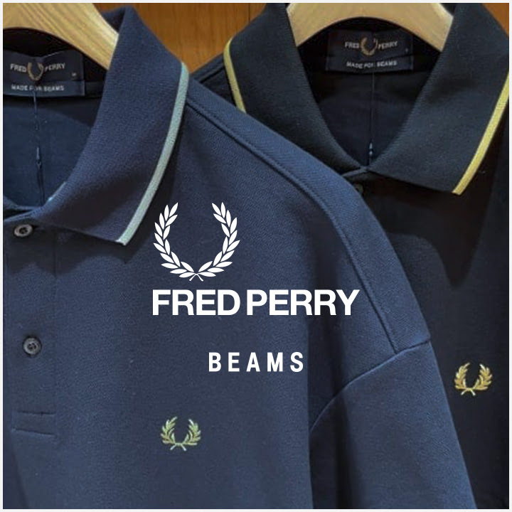 BEAMS MEN�i�r�[���X �����j�̃V���b�v�j���[�X�u�qFRED PERRY�r�̐l�C�삪�Җ]�̐V�K�l�����I�C�ɂȂ��Ă���1�����������B�v