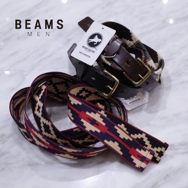 BEAMS MEN�i�r�[���X �����j�̃V���b�v�j���[�X�u�qMAISON GAUCHOS�r�X�^�C�����O�̃A�N�Z���g�Ɂv