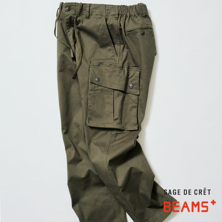 BEAMS MEN�i�r�[���X �����j�̃V���b�v�j���[�X�u���V���G�b�g�B�qBEAMS PLUS�r×�qsage de cret�i�T�[�W�� �f �N���j�r�ʒ��~���^���[�p���c�B�v