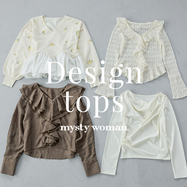 mysty woman�i�~�X�e�B �E�[�}���j�̃V���b�v�j���[�X�u�ymysty woman�zAutumn design TOPS�v