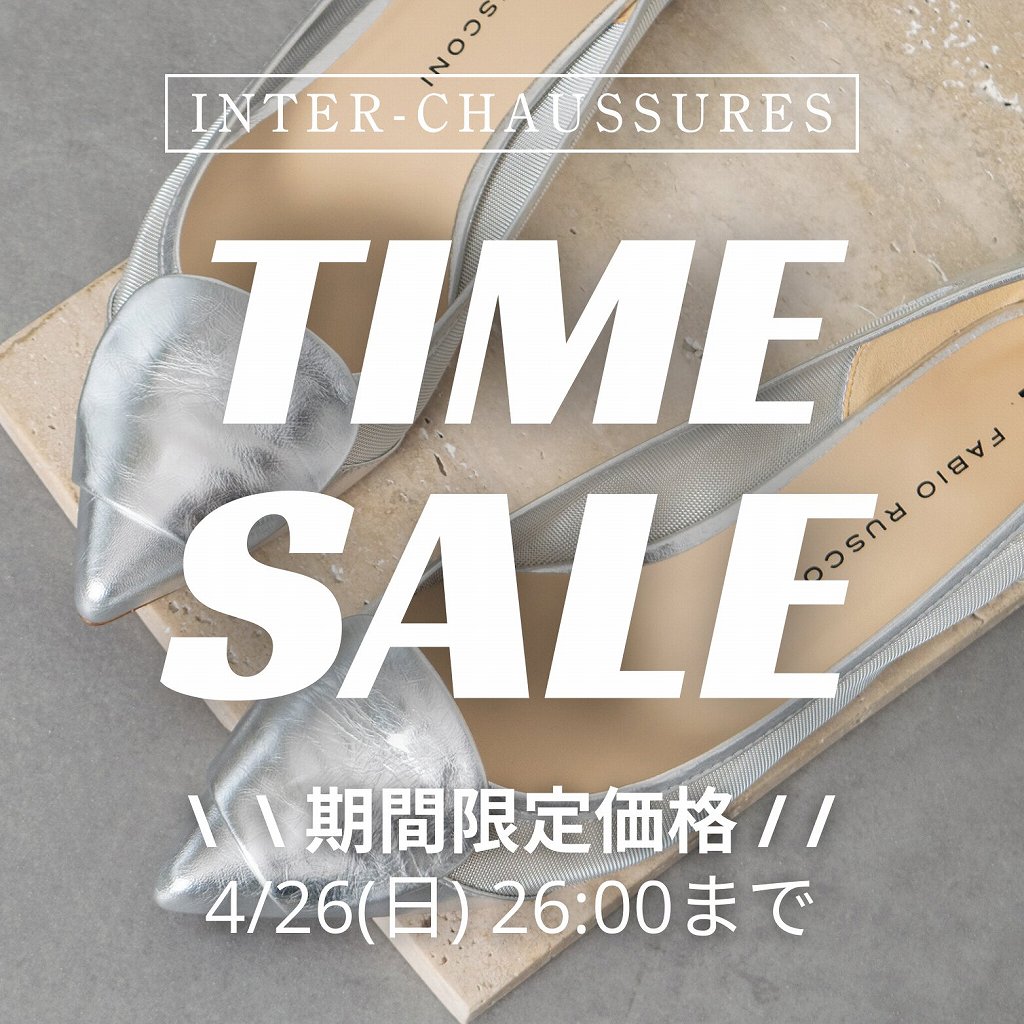 INTER-CHAUSSURES�i�C���^�[ �V���V���[���j�̃V���b�v�j���[�X�u���J�Ò����yZOZO�^�C���Z�[���z�t�ăV���[�Y�����������v