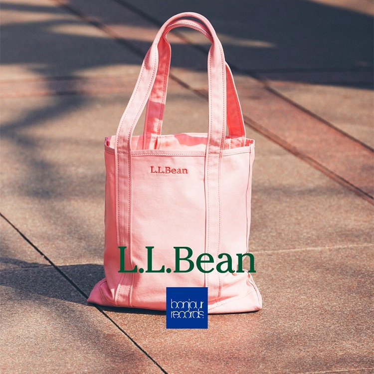 bonjour recordsi{W[R[hj̃Vbvj[XuyXgbN!zL.L. Bean For bonjour records Tote Bag "Pale Pink"v