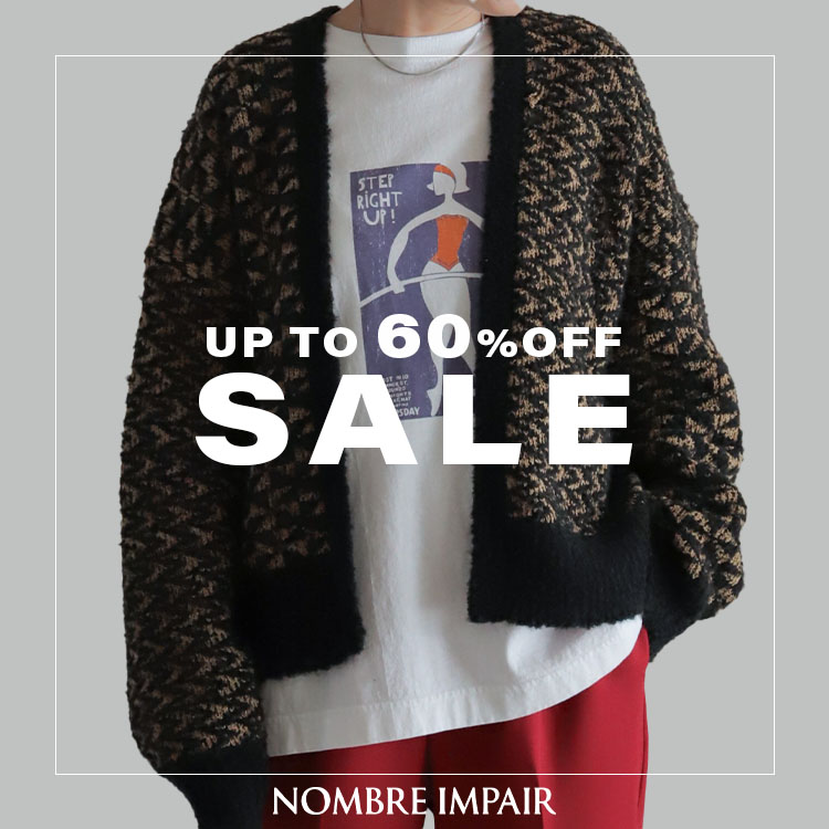 NOMBRE IMPAIR�i�m���u�� �A���y�[���j�̃V���b�v�j���[�X�u�yMAX60��OFF�zWINTER SALE�J�Ò��I�I�v