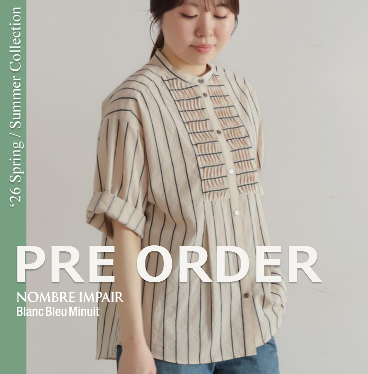 NOMBRE IMPAIR�i�m���u�� �A���y�[���j�̃V���b�v�j���[�X�u�y�\��z2026 Spring��Summer Collection PRE ORDER�bNOMBRE IMPAIR�v