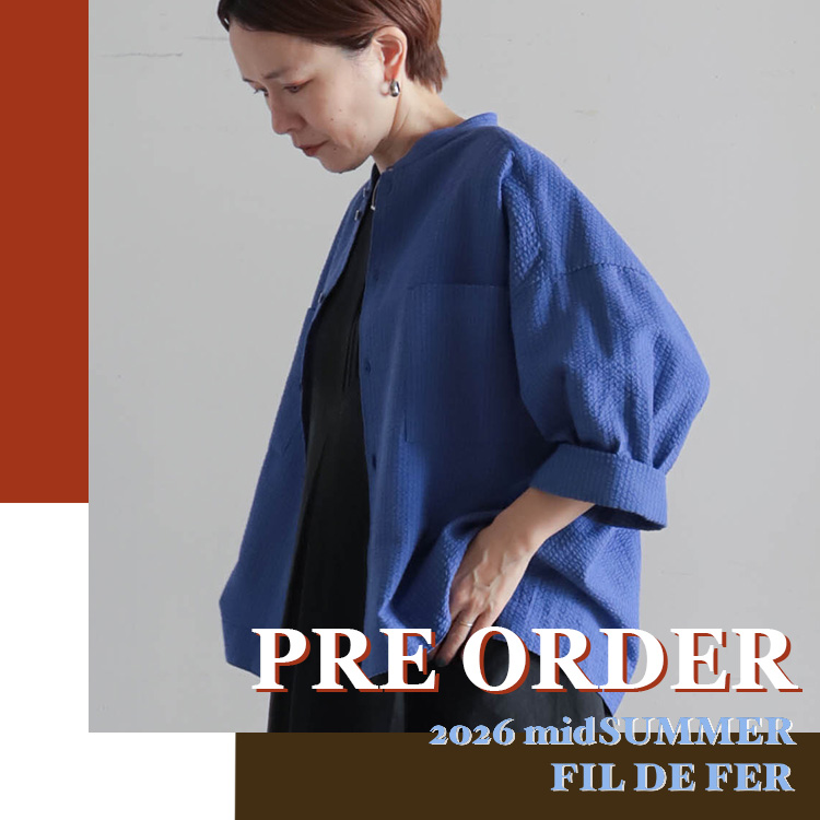 NOMBRE IMPAIR�i�m���u�� �A���y�[���j�̃V���b�v�j���[�X�u�y�\��zFIL DE FER '26 Mid Summer Collection PRE ORDER�v